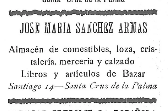 Publicidad Santa Cruz de La Palma.